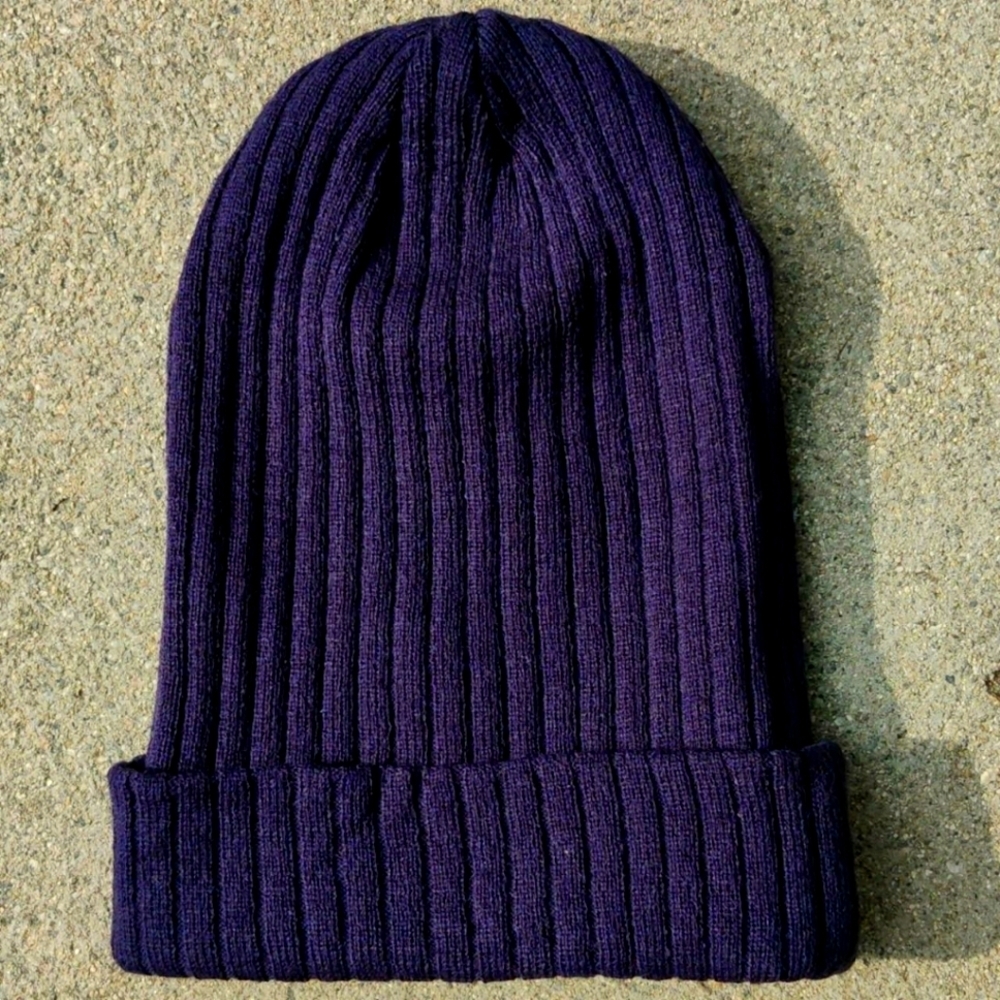 Navy blue beanie